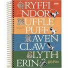 Caderno Espiral Capa Dura 200F Harry Potter CP17 Jandaia