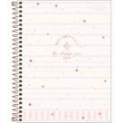 Caderno Espiral Capa Dura Colegial 1 Matéria Soho 80 Folhas - Fundo Bege Listras Lilas Caderno Espiral Capa Dura Colegial 1 Matéria Soho 80 Folhas - Fundo Bege Listras Lilas