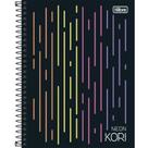 Caderno Espiral Capa Dura Colegial Sem Pauta NEON