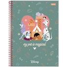Caderno Espiral Capa Dura Universitário 1 Matéria Disney Pets 80 Folhas FORONI