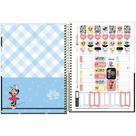 Caderno espiral capa dura universitário 1 matéria minnie 80 folhas