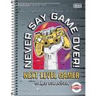 Caderno Espiral Capa Dura Universitário 10 Matérias Pepper Masculino 160 Folhas - Tilibra