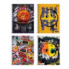 Caderno espiral capa dura universitário 10x1 160 folhas Hype - Tilibra