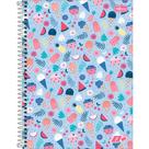 Caderno espiral capa dura universitário 16 matérias d+ feminino 320 folhas Caderno espiral capa dura universitário 16 matérias d+ feminino 320 folhas