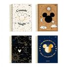 Caderno espiral capa dura universitário 1x1 80 folhas Mickey Arts Magic - Jandaia