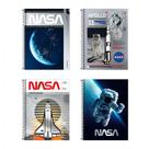 Caderno espiral capa dura universitário 1x1 80 folhas NASA - Tilibra