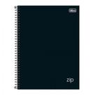 Caderno espiral capa dura universitário 1x1 96 folhas Zip Preto - Tilibra Caderno espiral capa dura universitário 1x1 96 folhas Zip Preto - Tilibra