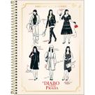 Caderno Espiral Capa Dura Universitário Connect 10 Matérias O Diabo Veste Prada 160 Folhas - Fundo creme Andy + Clothes