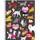 Caderno Espiral Capa Dura Universitário Hug Me 80 Folhas Tilibra Estampa 8