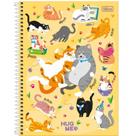 Caderno Espiral Capa Dura Universitário Hug Me 80 Folhas TILIBRA Caderno Espiral Capa Dura Universitário Hug Me 80 Folhas TILIBRA