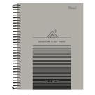 Caderno Espiral Capa Dura Universitário Life is Better 80 Folhas CARDESIL