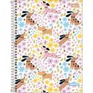Caderno Espiral Capa Dura Universitário Pepper Feminino 80 Folhas TILIBRA Estampa 7