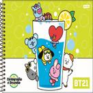 Caderno espiral cartografia BT21 jandaia - sortido