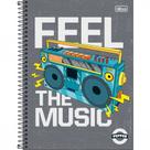 Caderno Espiral CD Universitário Pepper 10 Matérias 160 Folhas - Tilibra