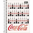 Caderno Espiral Colegial Coca-Cola 1 Matéria 80 Folhas Tilibra