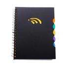 Caderno Espiral Colorido A4 A5 A6 B5 145 Folhas Papel Com Linhas Horizontais Diário Caderno De