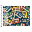 Caderno Espiral Desenho e Cartografia D+ Capa Flexivel Feminino/Masculino 48 Folhas - Tilibra
