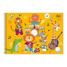 Caderno Espiral Desenho (MEIA PAUTA) Capa Dura Sapeca Kids Menina/Menino 40 Fls - Tilibra