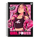 Caderno Espiral Emily Vick Ketlen Void Leozinho Robson Dos Rosa Capa Dura 1 Matéria 80 Folhas