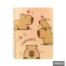 Caderno Espiral Escolar Capivara 1 Matéria 80 Folhas Caderno Espiral Escolar Capivara 1 Matéria 80 Folhas