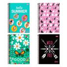 Caderno Espiral Foroni 1/4 Capa Dura Cliff 80 Folhas - Embalagem com 5 Unidades Caderno Espiral Foroni 1/4 Capa Dura Cliff 80 Folhas - Embalagem com 5 Unidades