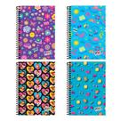 Caderno Espiral Foroni 1/4 Capa Dura Pop Collection 80 Folhas - Embalagem com 5 Unidades