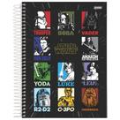 Caderno Espiral (GRANDE) Star Wars 10 Matérias 160 Folhas Capa Dura - Jandaia