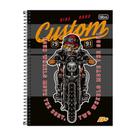 Caderno Espiral Grande Universitário D+ 16 Matérias Feminino/Masculino 320 Folhas Capa Dura - Tilibra CAPA:MOTO TIGRE