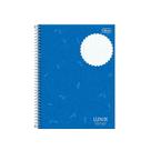 Caderno Espiral Grande Universitário Lunix Quadriculado 7x7 Capa Dura 80 Folhas Tilibra