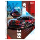 Caderno Espiral Grande Universitário Racing Carros 10 Matérias 160 Folhas - Tilibra