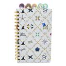 Caderno espiral Harry Potter Chibi Hogwarts 75 páginas