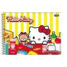 Caderno Espiral Meia Pauta Hello Kitty 275x200mm 40 Folhas Jandaia