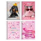 Caderno Espiral Tilibra 1/4 Capa Dura Zoom+ Feminino 96 Folhas - Embalagem com 4 Unidades (SORTIDOS) Caderno Espiral Tilibra 1/4 Capa Dura Zoom+ Feminino 96 Folhas - Embalagem com 4 Unidades (SORTIDOS)