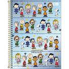 Caderno Espiral Univ 1 Mat Snoopy Core 80 F Tilibra Azul