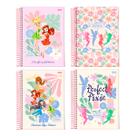 Caderno Espiral Universitário 1M 80 Folhas Fadas Disney