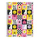 Caderno Espiral Universitário A4 Capa Dura 20 Matérias 320 Folhas Show TILIBRA Estampa 1