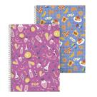 Caderno espiral universitario capa dura 20m foroni pop collection 2x400fls