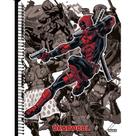 Caderno Espiral Universitário Deadpool 1 Matéria 80 Folhas SÃO DOMINGOS