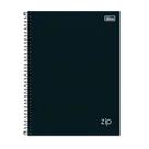 Caderno Espiral Universitário Grande 16 Matérias Zip Preto 256 Folhas 20x 27,5cm Capa Dura Tilibra Caderno Espiral Universitário Grande 16 Matérias Zip Preto 256 Folhas 20x 27,5cm Capa Dura Tilibra