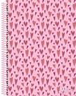 Caderno Espiral Universitário Love Capa Dura 10 Matérias 160 Folhas Animativa