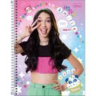 Caderno Espiral Universitário Luluca Capa Dura 1 Matéria 80 Folhas -