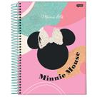 Caderno espiral universitário Minnie Arts Jandaia 160 folhas