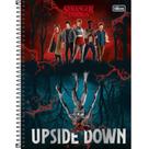Caderno Espiral Universitário Stranger Things 1 Matéria 80 Folhas TILIBRA