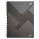 Caderno Espiral Universitário Zip 10 Matérias 200 Folhas Cinza - Tilibra Caderno Espiral Universitário Zip 10 Matérias 200 Folhas Cinza - Tilibra