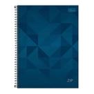 Caderno Espiral Universitário Zip 10 Matérias Azul - Tilibra Caderno Espiral Universitário Zip 10 Matérias Azul - Tilibra
