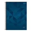 Caderno Espiral Universitário Zip 10 Matérias Azul - Tilibra Caderno Espiral Universitário Zip 10 Matérias Azul - Tilibra