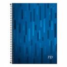 Caderno Espiral Universitário Zip Listras 10 Matérias Azul - Tilibra Caderno Espiral Universitário Zip Listras 10 Matérias Azul - Tilibra