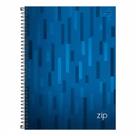 Caderno Espiral Universitário Zip Listras 10 Matérias Azul - Tilibra Caderno Espiral Universitário Zip Listras 10 Matérias Azul - Tilibra