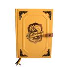 Caderno Feito à Mão Grimório Harry Potter - Lufa Lufa Hufflepuff A5 200 Folhas