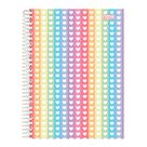 Caderno Feminino Decorado 10 Matérias Capa Dura Jovem Arame